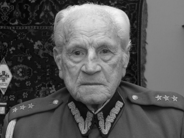 Kapitan Leon Staroszczyk z Włoszczowy miał 97 lat.
