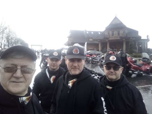 Motocykliści z "Sieradzan" na Motomarzannie w Iławie. Było 200 motocykli