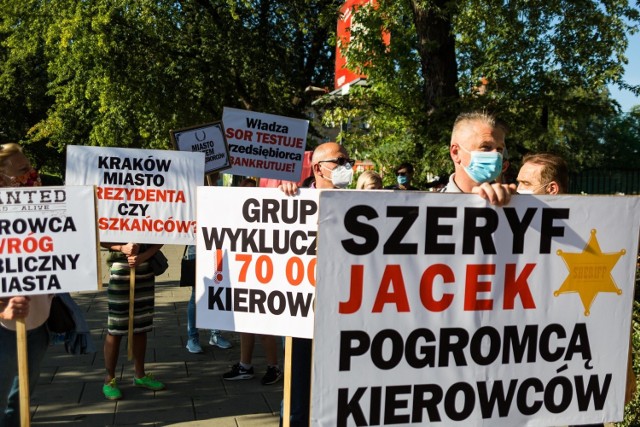 To kolejny protest mieszkańców Krakowa dot. zmian w ruchu w ostatnim czasie.