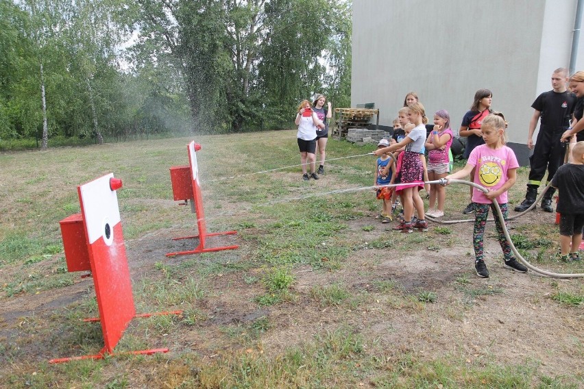 U strażaków w Chełmnie na dzieci czekało wiele atrakcji