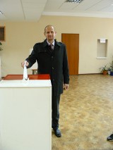 Gniezno: wybory 2015 - Tomasz Budasz oddał swój głos