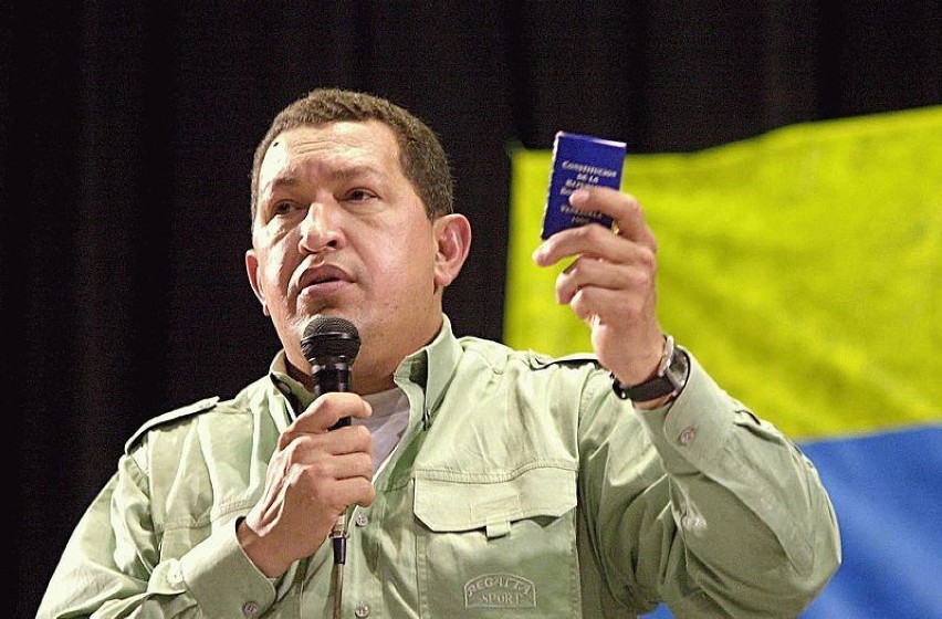 Prezyent Wenezueli Hugo Chavez.