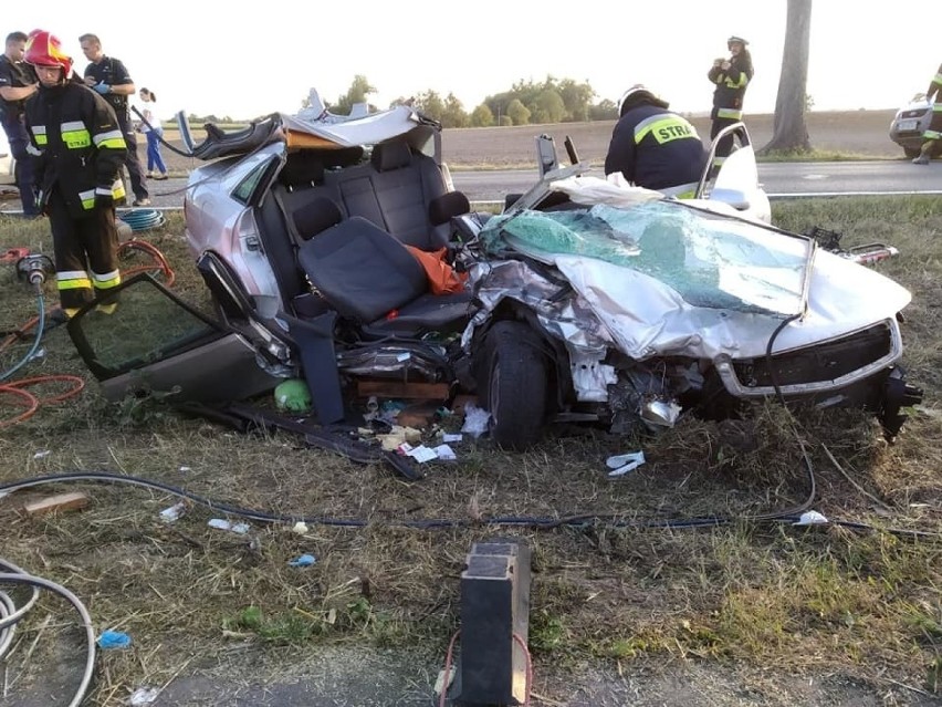 Wypadek w Kotomierzu pod Bydgoszczą. Osiem osób zostało...