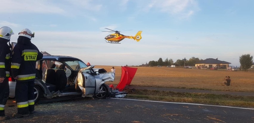 Wypadek w Kotomierzu pod Bydgoszczą. Osiem osób zostało...