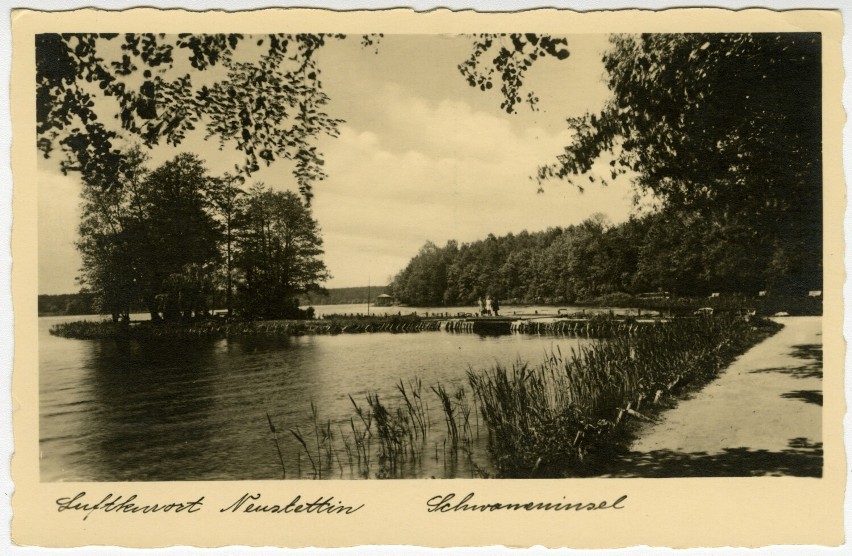 Schwanen Insel - niemiecka nazwa Wyspy Łabędziej - w czasach...