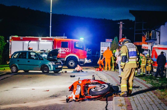 Zmarł 19-letni motocyklista w skutek odniesionych obrażeń