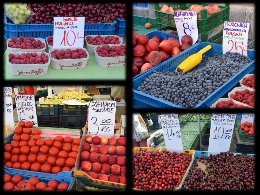 Jakie były ceny owoców i warzyw na kieleckich bazarach w...