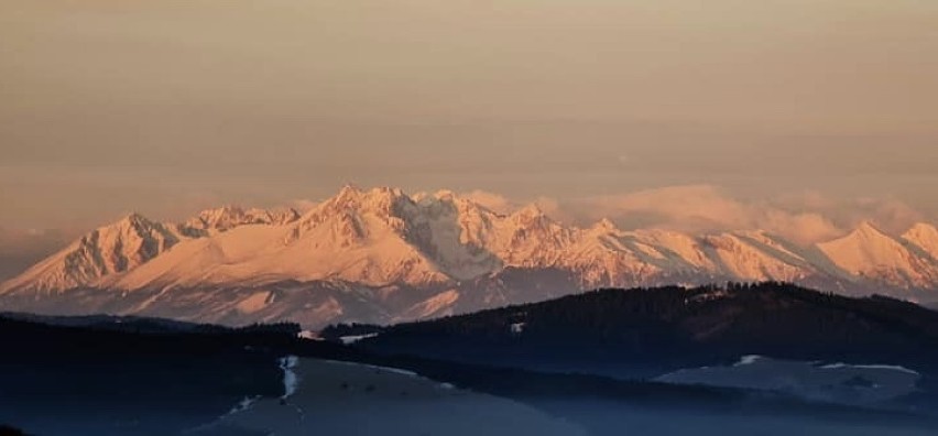 Tatry widziane z Muszyny