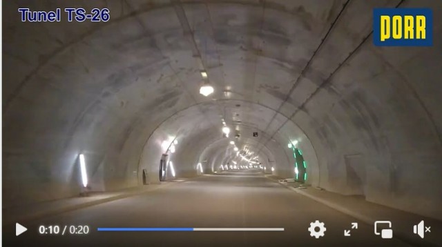 Trasa S3 Kamienna - Góra - Bolków gotowa w ponad 90 proc. Wrażenie robi wydrążony w skale tunel liczący 2,3 km