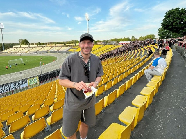 Lukas Podolski dopingował ROW Rybnik w derbowym meczu z Odrą Wodzisław.