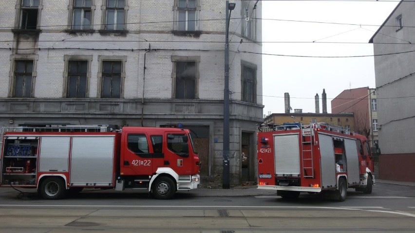 Pożar kamienicy w Chorzowie Batorym