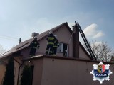 Pożar w Radwanicach opanowali... dzielnicowi! Ruszyli do akcji przed strażakami 