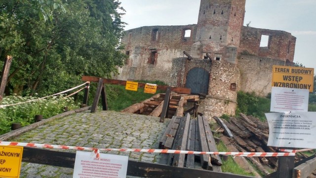 Remont mostu do zamku w Siewierzu potrwa do końca lipca