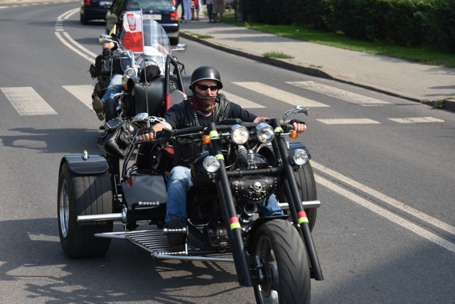 Parada motocykli podczas Motorockowiska w Rybniku