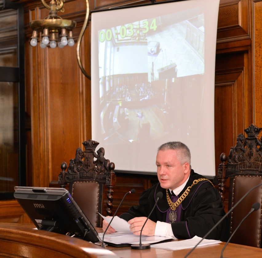 Symulacja rozprawy w Sądzie Okręgowym w Gdańsku