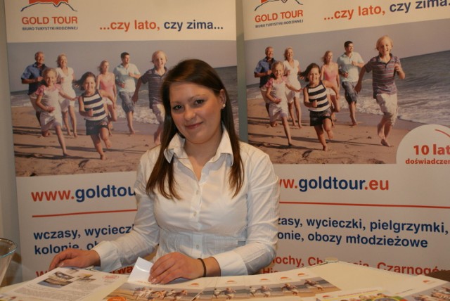 Stoisko Biura Turystycznego Gold Tour.
