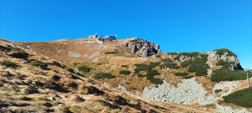 Tatry. Hala Gąsienicowa i Kasprowy Wierch jesienią. O tej porze roku miejsca te wyglądają przepięknie