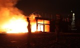 Pożar stolarni w Lipnikach koło Bydgoszczy [WIDEO]