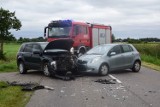 Zderzenie dwóch aut w okolicy Tujska. Jedna osoba przetransportowana do szpitala