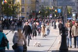 Mieszkańcy Warszawy wybrali się na świąteczny spacer. Sporo ludzi na Bulwarach Wiślanych i Krakowskim Przedmieściu
