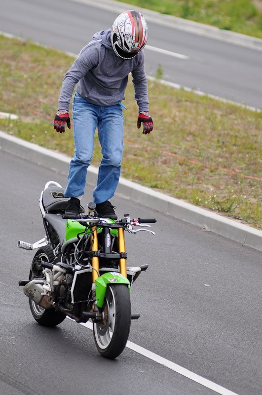 Razem Bezpiecznie 2013: Stunt motocyklowy