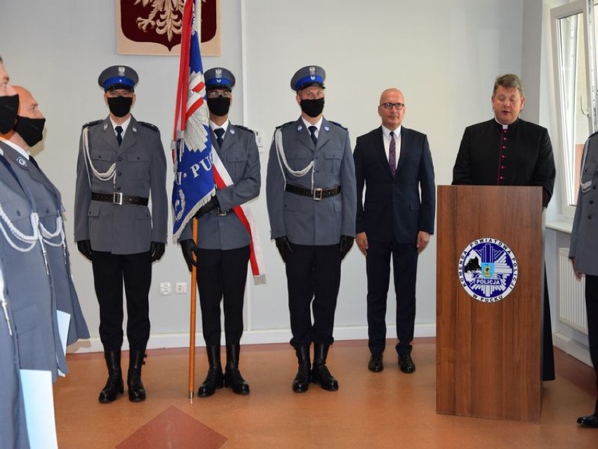 Święto Policji 2021 w Komendzie Powiatowej Policji w Pucku