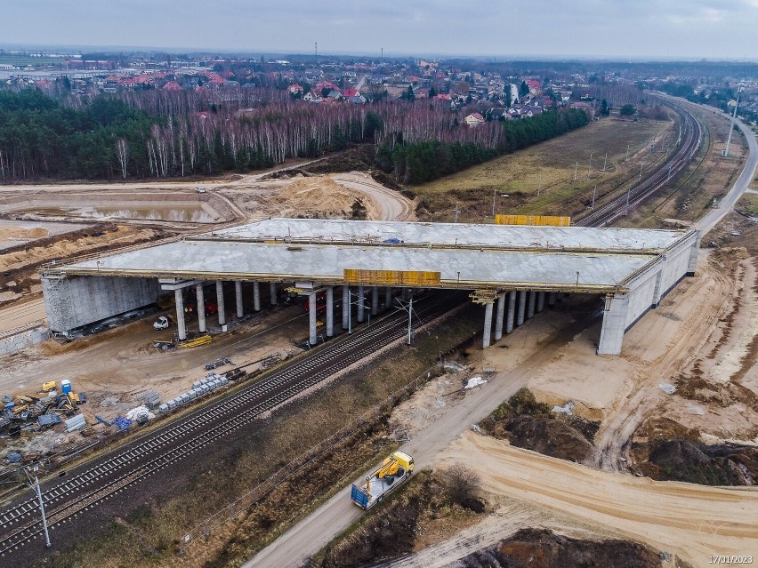 Budowa odcinka Gręzów - Siedlce Zachód