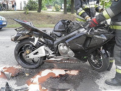 Wypadek motocyklisty w Rybniku. Zginął 26-letni rybniczanin