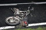 Wypadek pod Gorzowem. Zginął motorowerzysta [ZDJĘCIA]