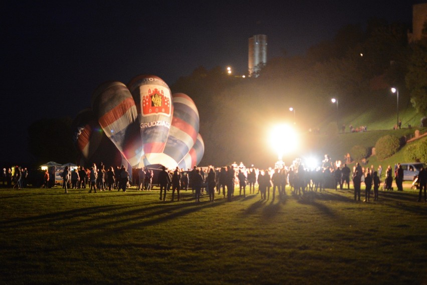 Balonowa fiesta na zakończenie XVII Grudziądzkich Zawodów Balonowych