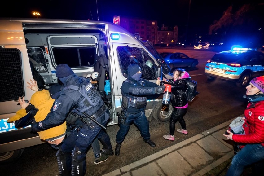 Piątek, 29.01. Tak wyglądał protest w Bydgoszczy przeciwko...