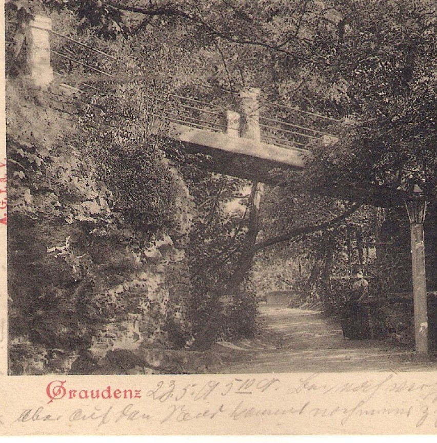 pocztówka datowana  1901 roku