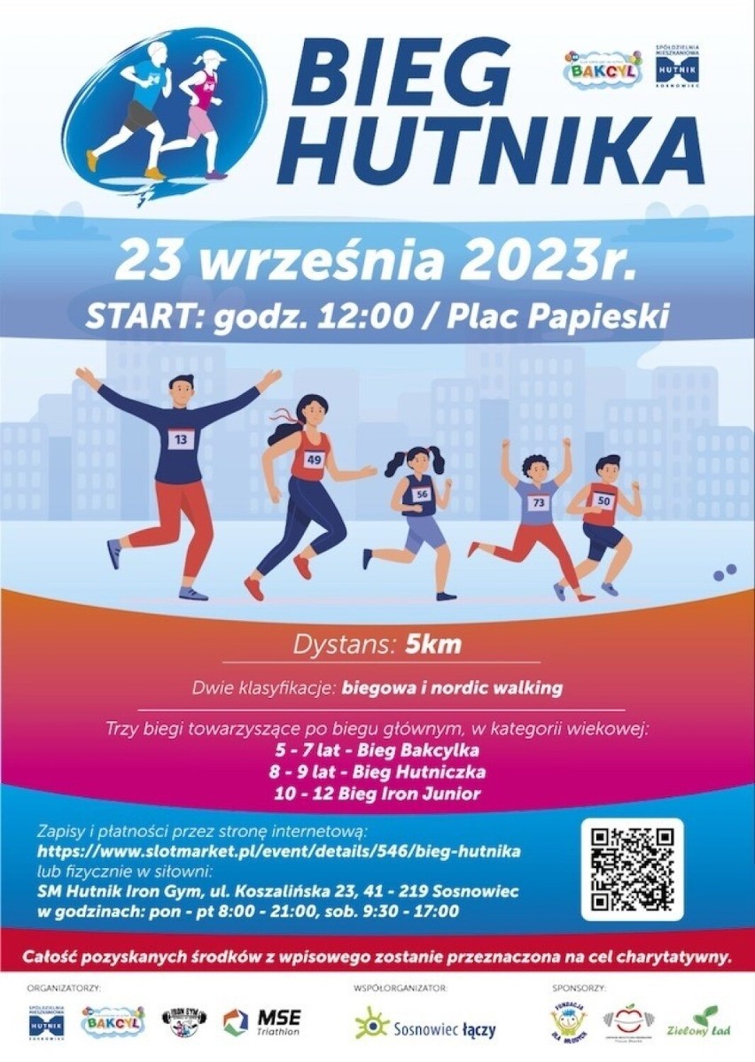 "Bieg Hutnika" odbędzie się 23 września w Sosnowcu