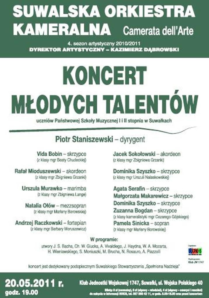 Koncert Młodych Talentów