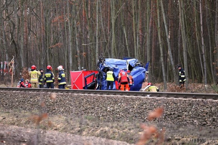 Ciężarówka wjechała pod pociąg Intercity Warszawa-Wrocław. Kierowca zginął na miejscu [ZDJĘCIA] 