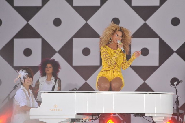Beyonce podczas koncertu w 2011 roku
