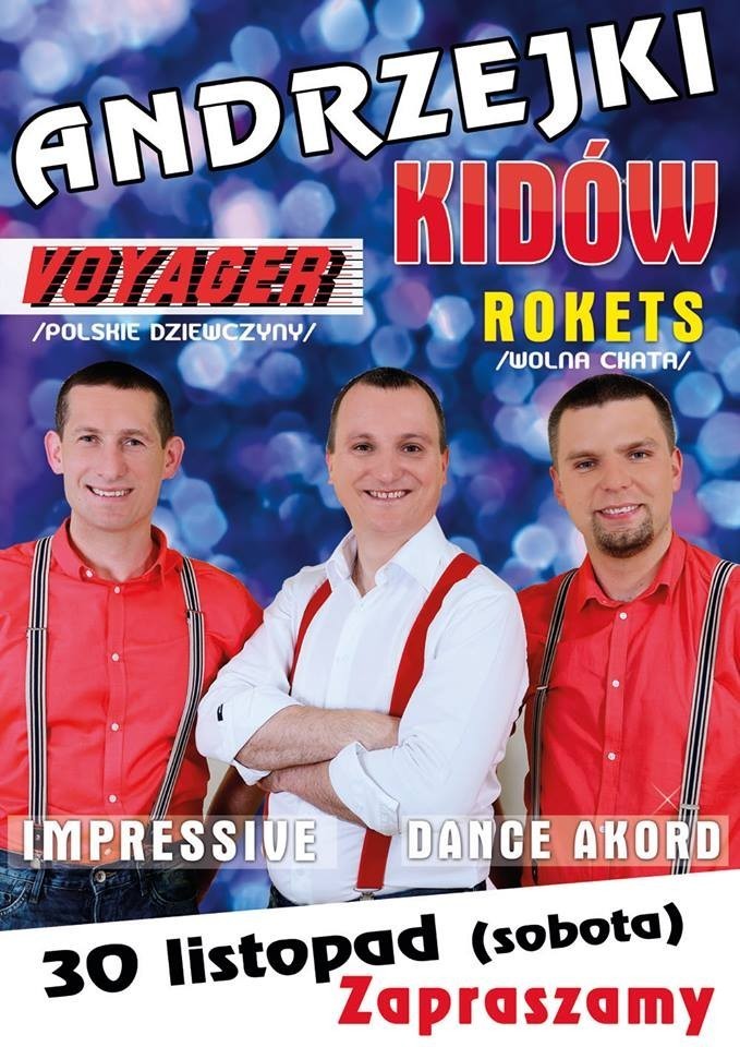 Andrzejek nie zabraknie także w Kidowie
W sobotę, 30...