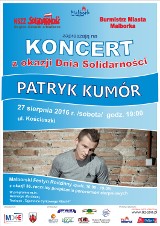 Dzień Solidarności w Malborku. Festyn rodzinny i koncert Patryka Kumóra