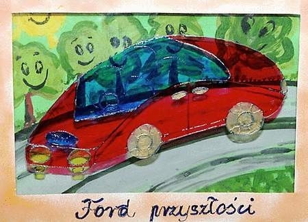 Pierwszą nagrodę jury przyznało Marcinowi Kogutowiczowi za jego trójwymiarową wizję auta Forda