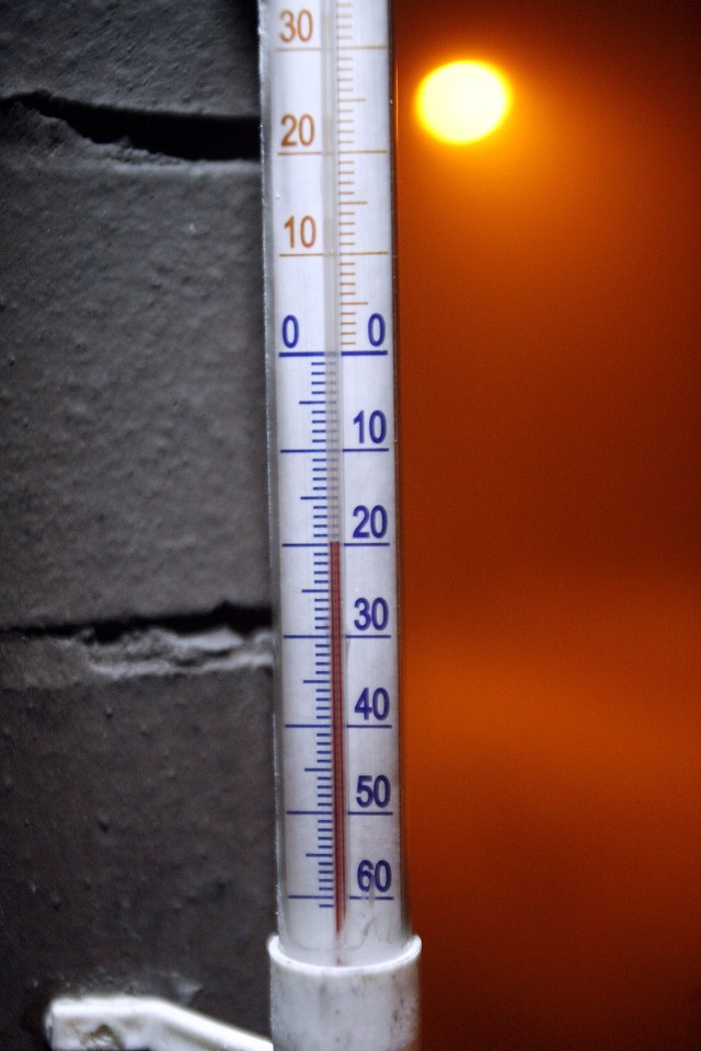 W nocy ze środy na czwartek, temperatura spadła do około - 20 stopni Celsjusza