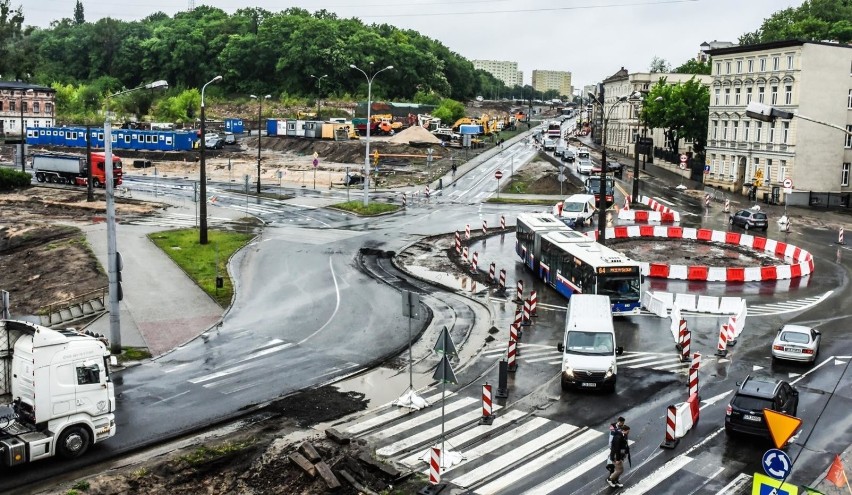 Na ul. Kujawskiej zamknięta została wschodnia jezdnia na...