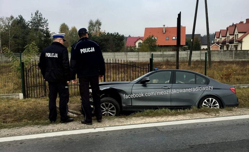 Kolizja w Brzezinach pod Kielcami