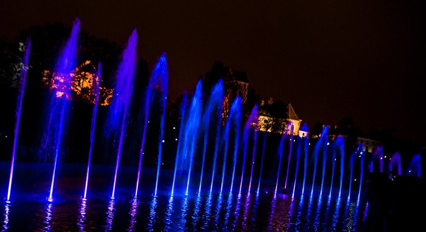 Inauguracja multimedialnego parku fontann na Podzamczu - 3.05.2013