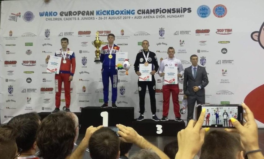 Jan Kuczmaja z AMSW Wilkowice brązowym medalistą mistrzostw Europy WAKO 2019 w Kickboxingu