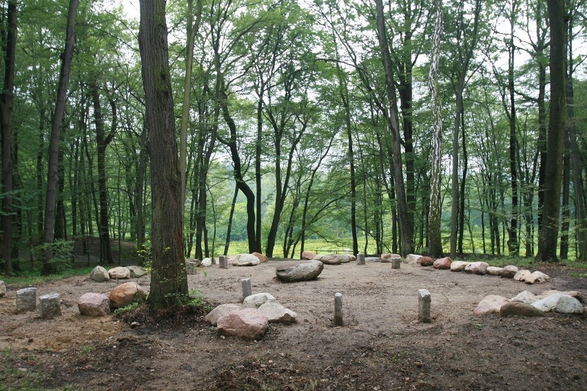 Kamienny krąg w arboretum już gotowy!