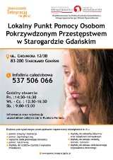 Powiat starogardzki. Punkt Pomocy Poszkodowanym Przestępstwem dla mieszkańców powiatu starogardzkiego już działa