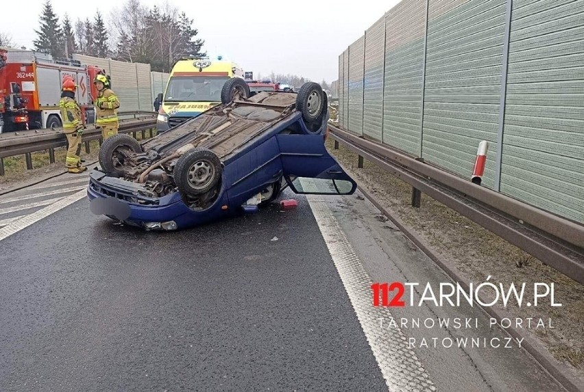 Do wypadku doszło na drodze wylotowej z Tarnowa w kierunku...