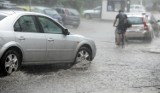 Intensywne opady deszczu spowodowały w Łodzi utrudnienia