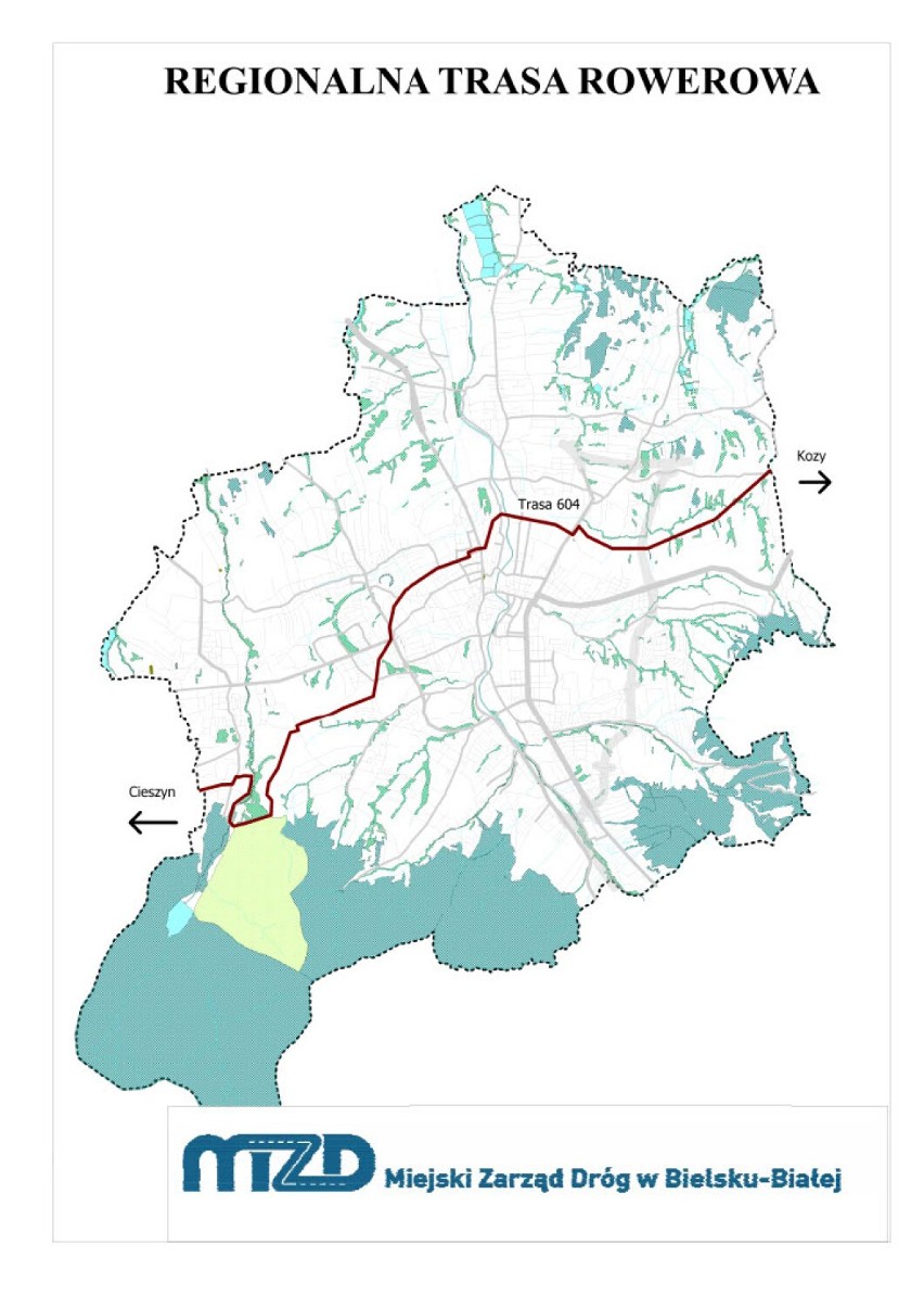 W Bielsku-Białej powstaną kolejne ścieżki rowerowe....