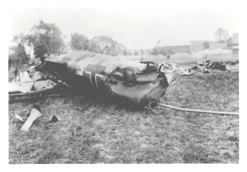 Szczątki niemieckiego dorniera zestrzelonego przez...